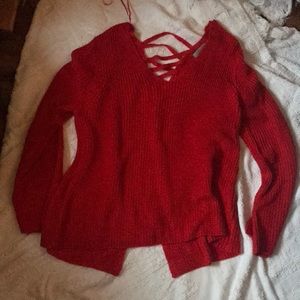 Red sweater